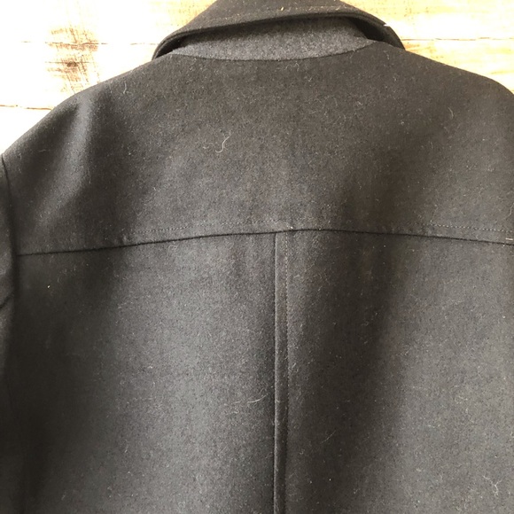 Cole Haan Car Coat/Pea Coat Large - Picture 8 of 11